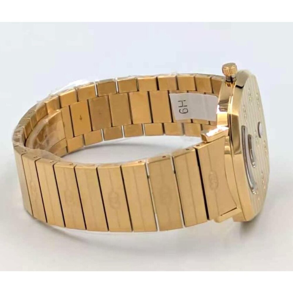 Gucci Grip Quartz Stainless Steel Watch Yellow Gold 38mm YA157409
unisex - Picture 8 of 15
